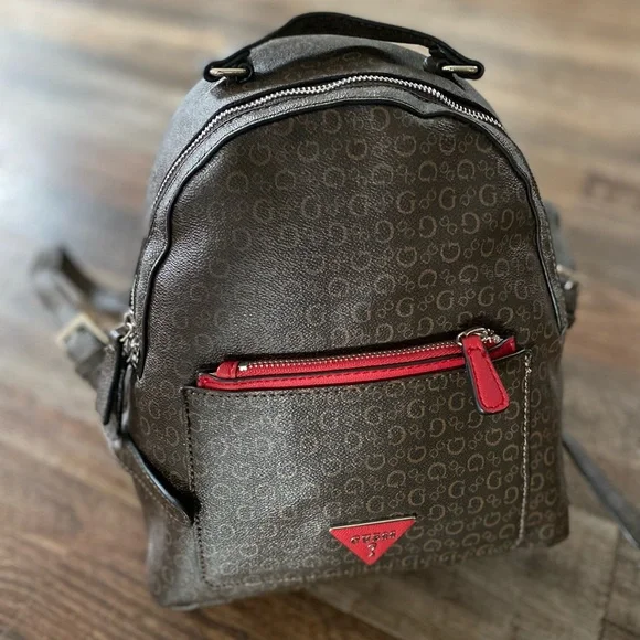 NWOT GUESS Backpack Guess | Bags | Nwot Guess Varsity Pop Pebbled Two Tone Color  main image 2